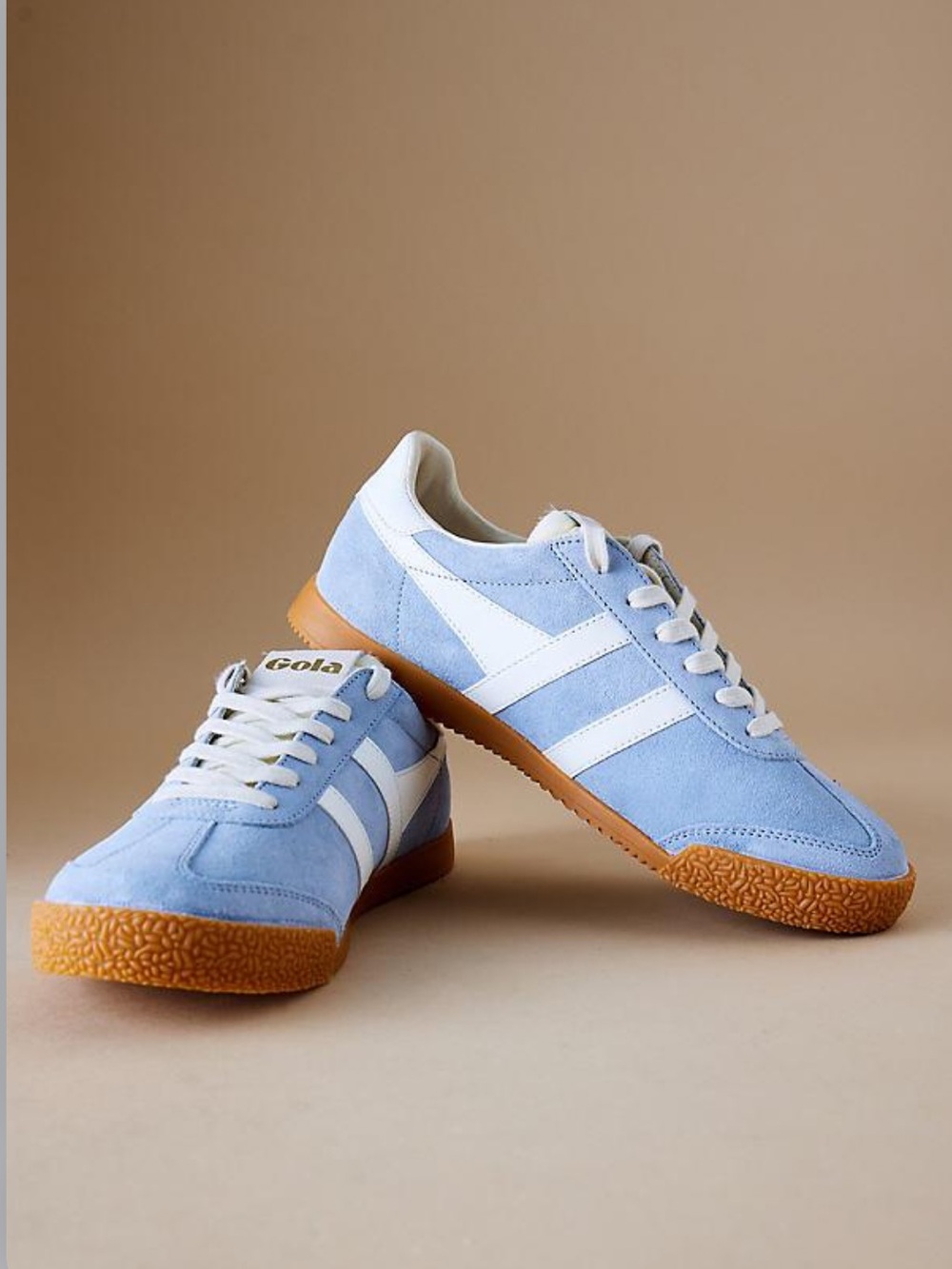 NIB Gola Cornflower Blue Suede Sneakers - Picture 1 of 5